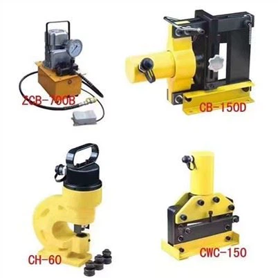 Taşınabilir Manuel Hidrolik Bara Delme Makinesi